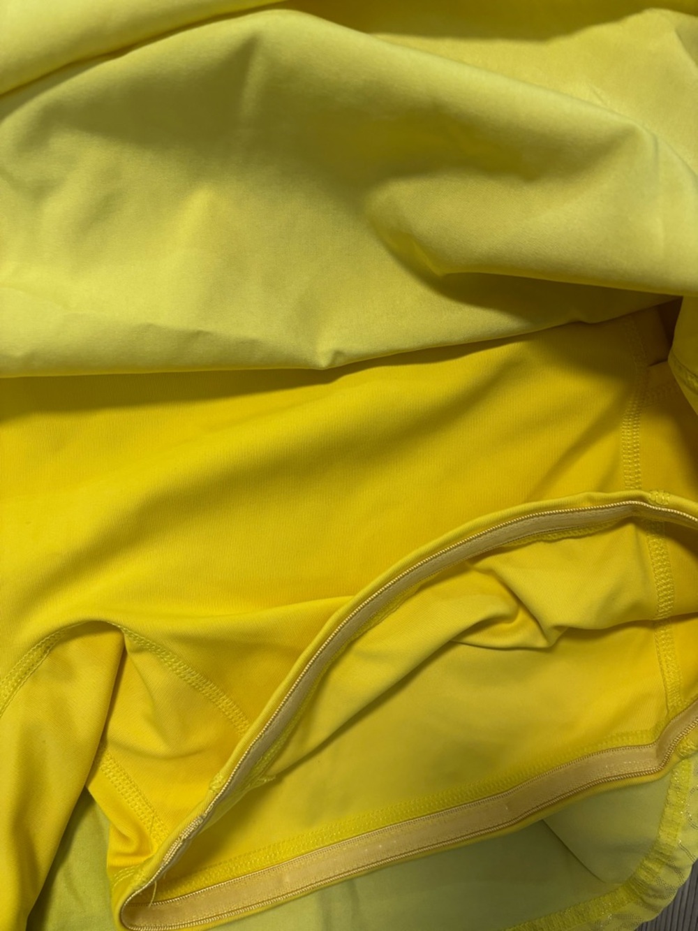 Crowned Athletics Yellow Floral Skort Skirt Athletic Tennis Workout XL - Picture 3 of 9